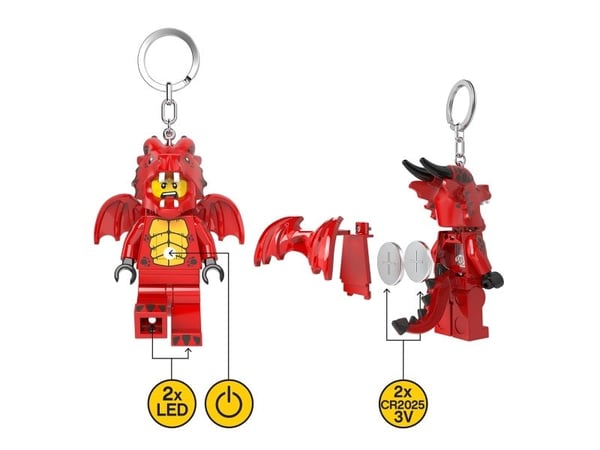LEGO Minifigures Smok-riipus taskulampulla LGL-KE196H