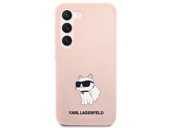 Karl Lagerfeld KLHCS23SSNCHBCP S23 S911 hardcase rosa/rosa Silikon Choupette
