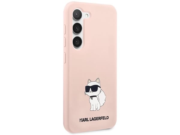 Karl Lagerfeld KLHCS23SSNCHBCP S23 S911 hardcase rosa/rosa Silikon Choupette