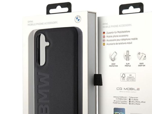 BMW BMHCS23FESLLBK S23 FE S711 svart läder varmprägning