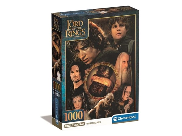 Clementoni pussel 1000 bitar: Wladca Pierscieni. The Lord of the Rings 39907 Clementoni pussel 1000 bitar: Wladca Pierscieni. The Lord of the Rings 39907