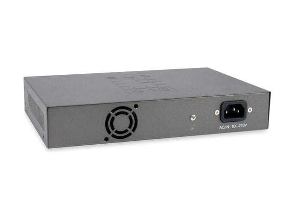 LevelOne GEP-1221, Hallitsematon, Gigabit Ethernet (10/100/1000), Power over Ethernet -tuki, Telineasennus
