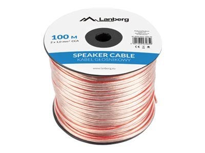 Lanberg kaiutinkaapeli 2x1.0 100 SC-2X10-10CC-1000-TR Lanberg kaiutinkaapeli 2x1.0 100 SC-2X10-10CC-1000-TR