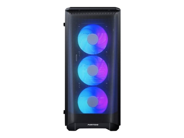 Phanteks Eclipse P400A, Midi Tower, PC, Musta, ATX, EATX, mikro ATX, Mini-ITX, Verkko, Terästä, Multi
