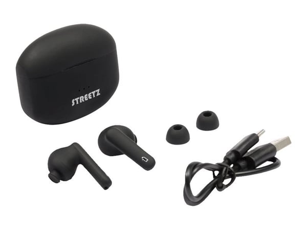 Streetz BT TWS in-ear hodetelefoner ANC svart