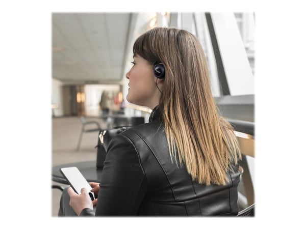 Koss BT221i - Hodetelefoner med mikrofon - on-ear - over-øret-montering - Bluetooth - trådløs - svart