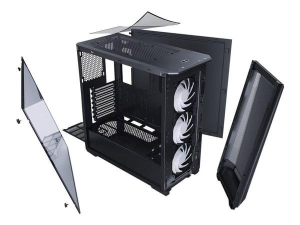 Phanteks Eclipse P400A, Midi Tower, PC, Musta, ATX, EATX, mikro ATX, Mini-ITX, Verkko, Terästä, Multi Phanteks Eclipse P400A, Midi Tower, PC, Musta, ATX, EATX, mikro ATX, Mini-ITX, Verkko, Terästä, Multi