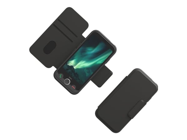 Doro - Lommebok for mobiltelefon - grafitt - for Aurora A10, A11
