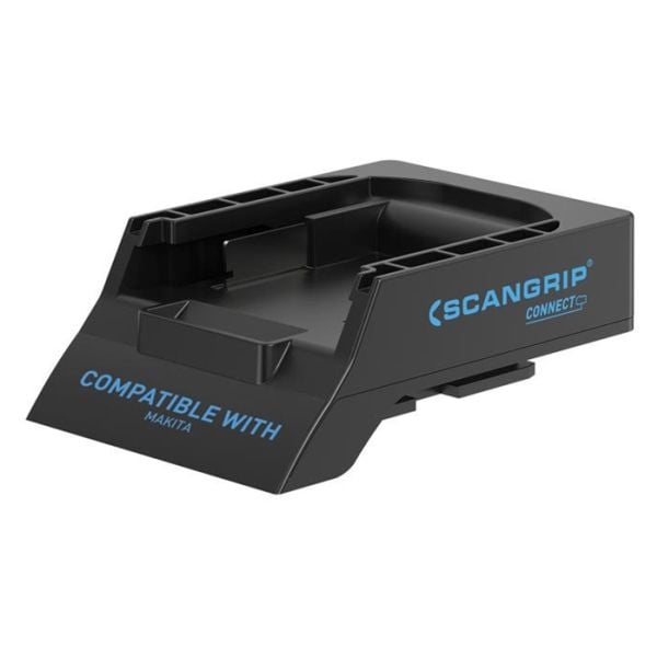 Scangrip Connector Makita - Suunniteltu 18V akkupakettien lataamiseen Connect lamppujen päälle