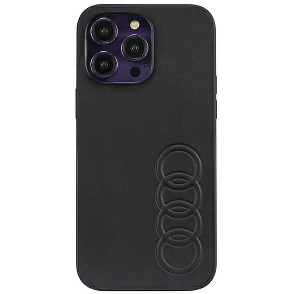 Apple iPhone 14 Pro Max deksel Audi Synthetic (AU-TPUPCIP14PM-TT/D1-BK) sort