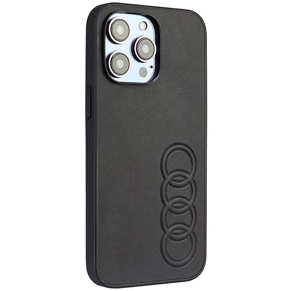Apple iPhone 14 Pro Max deksel Audi Synthetic (AU-TPUPCIP14PM-TT/D1-BK) sort