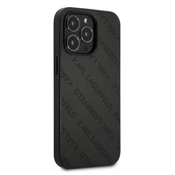 Apple iPhone 13 Pro Karl Lagerfeld-skal Perforated Allover (KLHCP13LPTLK) svart