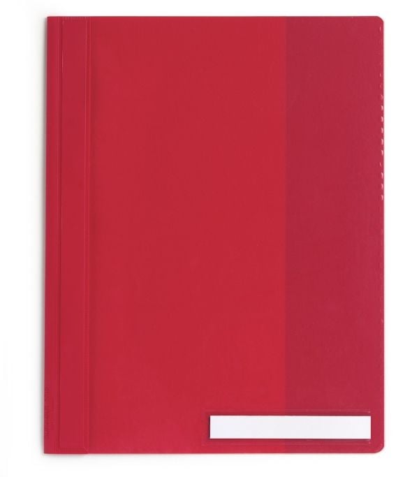 Durable CLEAR VIEW MANAGEMENT FILE A4, Rød, Gjennomsiktig, PVC, A4, 1 lommer, 1 stykker