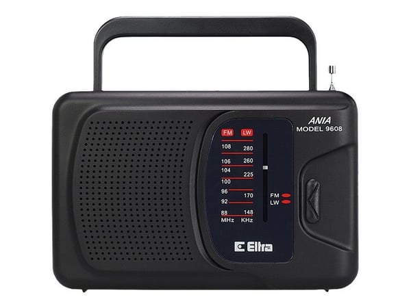 ELTRA ANIA 9608 - Personlig radio - svart