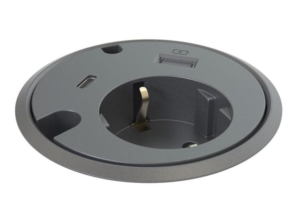 Forming Function Powerdot 16 - Power insert (innfelt montering) - AC 250 V - 3500 watt - inngang: power CEE 7/7 - utgangskontakter: 2 (type F, USB)...