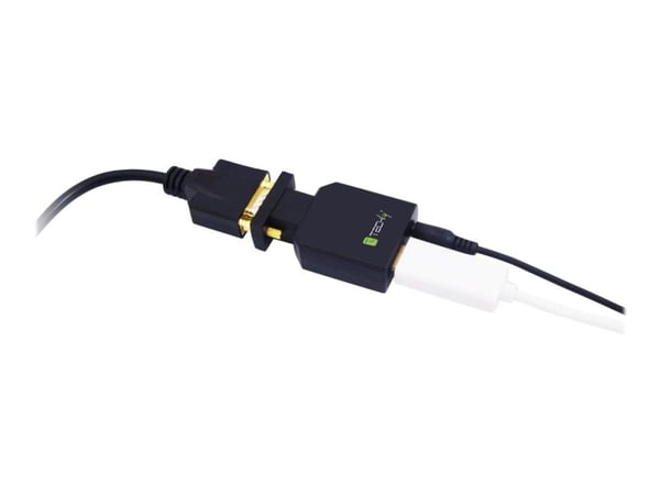 Techly IDATA VGA-HDMINI VGA + 3.5mm Audio Jack to HDMI 1080p Adapter