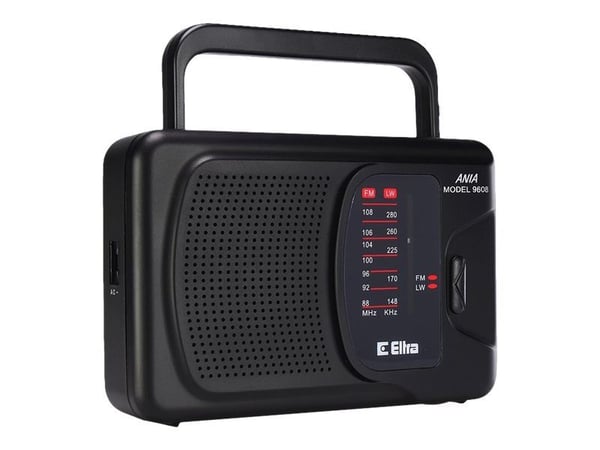 ELTRA ANIA 9608 - Personlig radio - svart