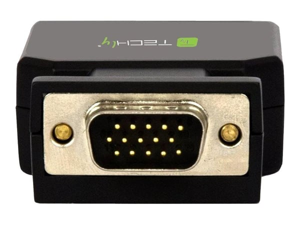 Techly IDATA VGA-HDMINI VGA + 3.5mm Audio Jack to HDMI 1080p Adapter