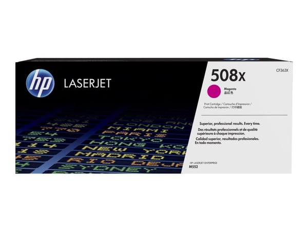 HP 508X CF363X toner til LaserJet M552/M553/M557 magenta 9500 sider original