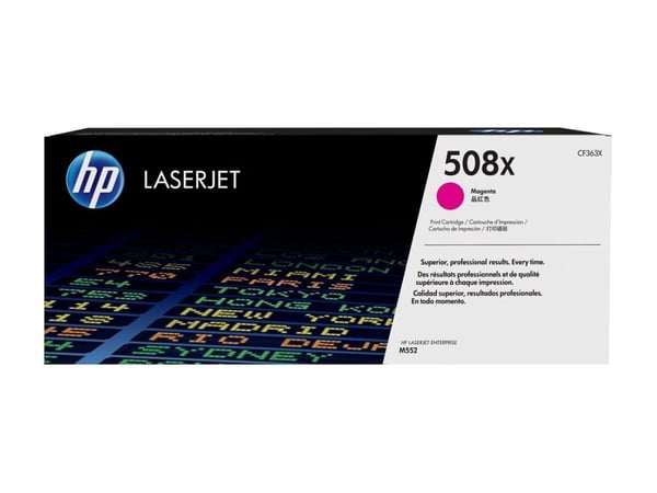 HP 508X CF363X toner til LaserJet M552/M553/M557 magenta 9500 sider original