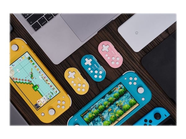 8Bitdo Zero 2, Pad-ohjain, Android, MAC, Nintendo Switch, Nintendo Switch Lite, PC, D-pad, Valintapainike, Käynnistyspainike, Digitaalinen, Langato...