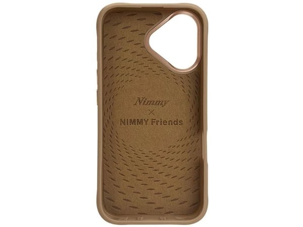 Nimmy Tiger MagSafe tapauksessa iPhone 16 vaaleanruskea