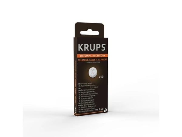 Krups XS300010 - Rengöringstabletter - till kaffemaskin - för Espresseria Automatic XP 9000; Espresso Automatic XP7200