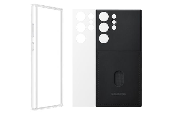 Samsung Veske Samsung EF-MS918CB S23 Ultra S918 svart/svart Rammedeksel