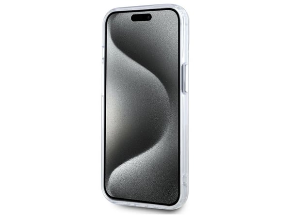 Karl Lagerfeld KLHMP15MHLSCHH Apple iPhone 15 Plus 6,7" telefondeksel hvit IML Metal Choupette Head MagSafe