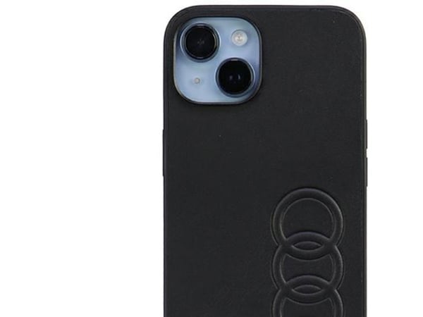 Apple iPhone 14 Audi Synteettinen synteettinen muovikotelo (AU-TPUPCIP14-TT/D1-BK) juodos spalvos