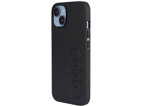 Apple iPhone 14 Audi Synteettinen synteettinen muovikotelo (AU-TPUPCIP14-TT/D1-BK) juodos spalvos