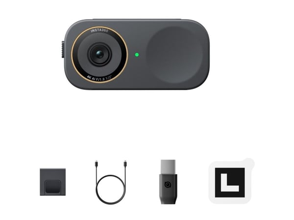 Insta360 Link 2C PRO - Nettkamera - farge - 3840 x 2160 - lyd - USB 2.0 / USB-C - H.264, MJPEG