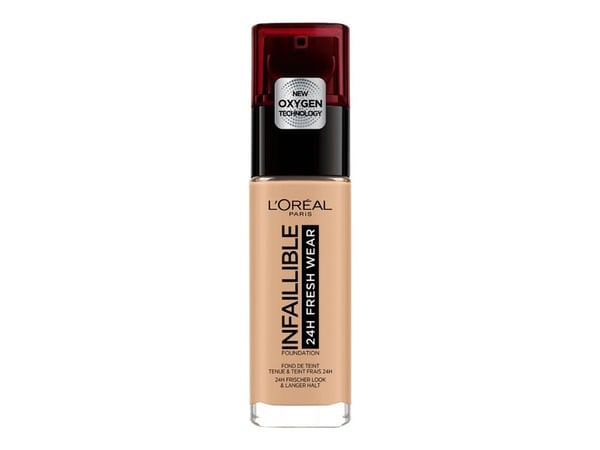 L'Oreal Infaillible 32h Fresh Wear Foundation Long-Lasting Face Foundation 140 Golden Beige 30ml