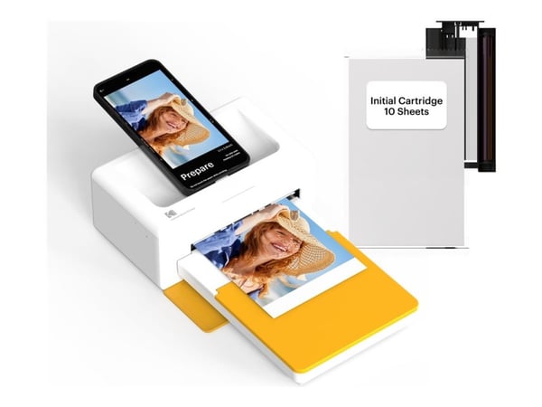 Kodak Instant DockPrinter PD460Y - Skirver - farge - fargesublimering/termooverføring - 101.6 x 152.4 mm - Bluetooth, USB-C