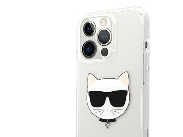 Karl Lagerfeld KLHCP13XCTR iPhone 13 Pro Max 6,7" hårdskal transparent Choupette Head