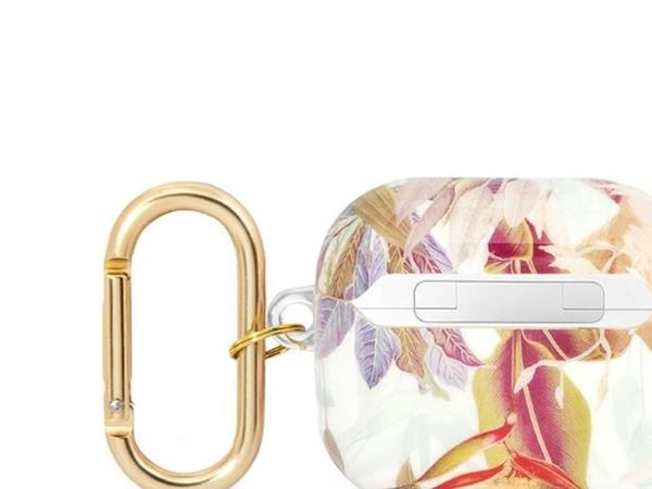 Guess GUA3HHFLU AirPods 3-fodral lila Flower Strap Collection
