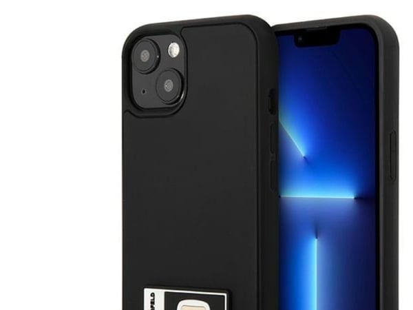 Karl Lagerfeld KLHCP13M3DKPK hardt deksel til iPhone 13/14/15 6,1" – svart