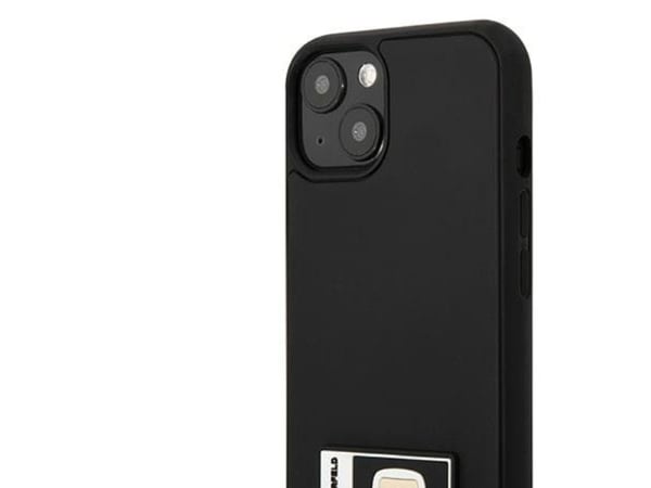 Karl Lagerfeld KLHCP13M3DKPK hardt deksel til iPhone 13/14/15 6,1" – svart