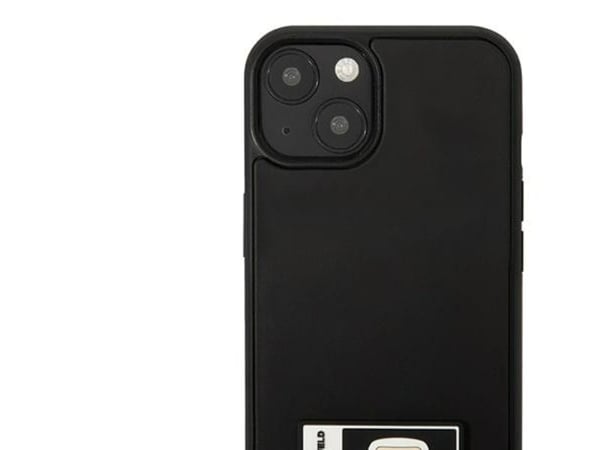 Karl Lagerfeld KLHCP13M3DKPK hardt deksel til iPhone 13/14/15 6,1" – svart