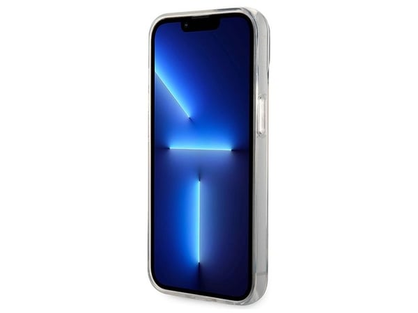 Deklas Karl Lagerfeld KLHCP14MHNIKTCT iPhone 14 Plus / 15 Plus 6.7" transparent hårt skal ikonisk Karl Lagerfeld