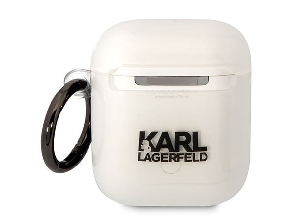 Karl Lagerfeld KLA2HNCHTCT AirPods 1/2 skydd transparent Ikonik Choupette