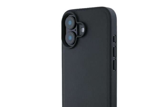 Mercedes MEHMP16S23RBARK Apple iPhone 16 6,1" svart hardt deksel i teksturert og glatt skinn MagSafe