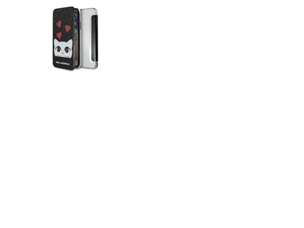Karl Lagerfeld Valentine-deksel til Apple iPhone X svart (KLFLBKPXVDCBK)