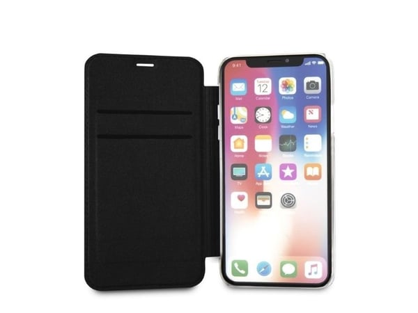 Karl Lagerfeld KLFLBKPXVDCRE bokfodral iPhone X/XS röd Valentine