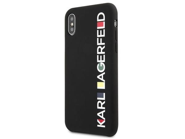 Karl Lagerfeld hårdskal till Apple iPhone X/XS, svart, Glossy Bauhaus