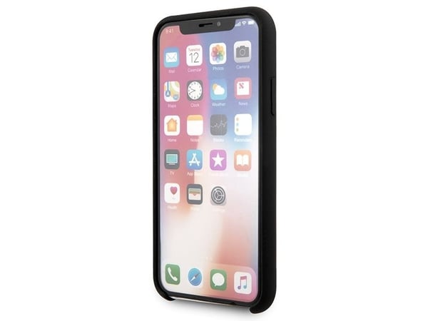 Karl Lagerfeld hårdskal till Apple iPhone X/XS, svart, Glossy Bauhaus