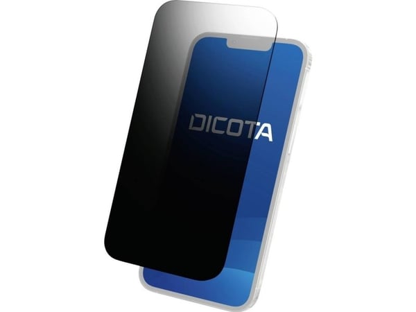 DICOTA - Privatlivsskjerm for mobiltelefon - 4-veis, selvklebende - film - 4-veis - avtakbar - selvklebende - svart - for Apple iPhone 16 Plus