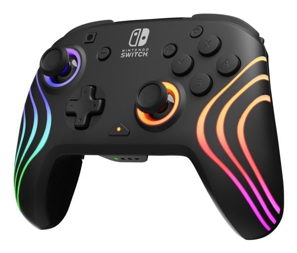 PDP Afterglow Wave, Spelplatta, Nintendo Switch, Nintendo Switch Lite, Nintendo Switch OLED, D-pad, Menyknapp, Dela-knapp, Analog / Digital, Multif...