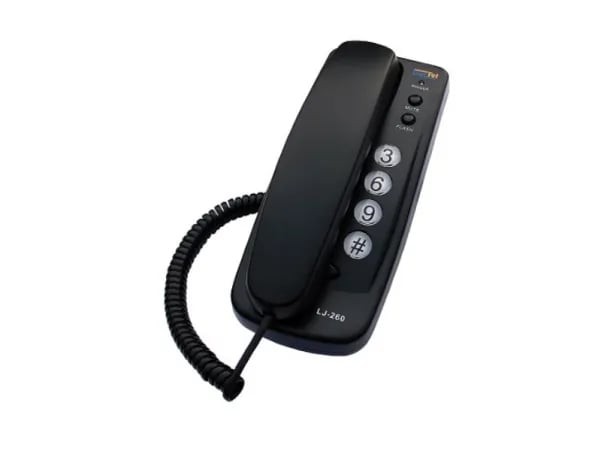 Dartel LJ-260 skrivbordstelefon Svart