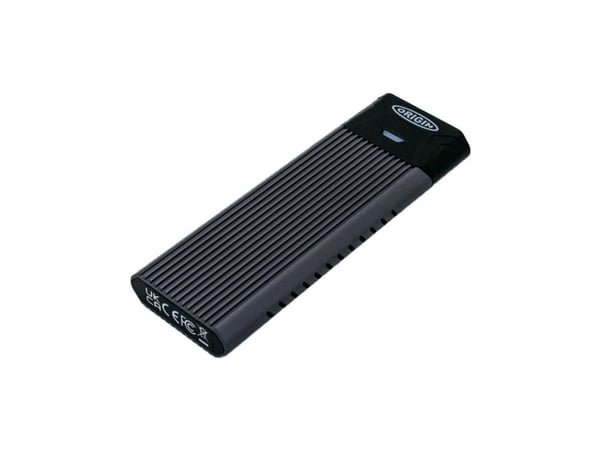 Origin Storage Inception E840 Pro - SSD - 512 GB - ekstern (bærbar) - M.2 2280 - USB 3.2 Gen 2 (USB-C kontakt) - romgrå